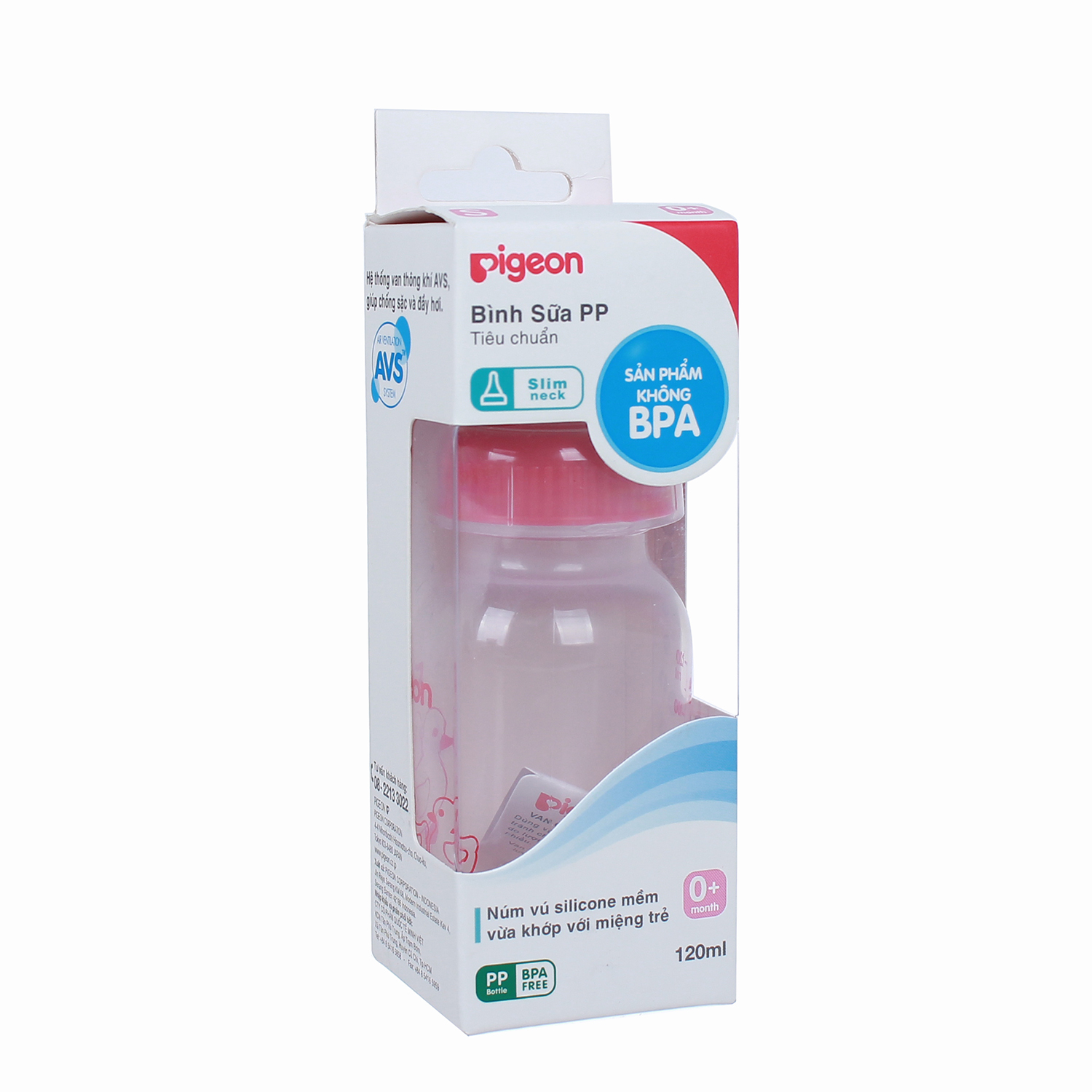 Bình sữa pigeon 120ml/240ml cổ hẹp