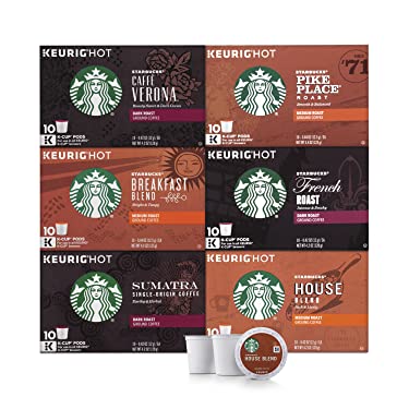 Cà phê dạng cup starbucks caffè verona dark roast k- cup - 10 cup/120gr