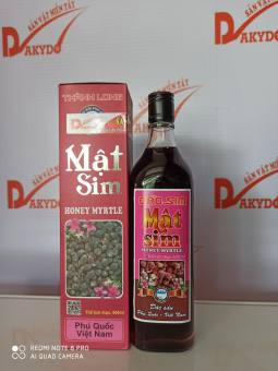 Mật sim Phú Quốc, thương hiệu đặc sản Dakydo, chai thủy tinh, hộp đẹp, 600ml.