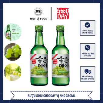 Soju GOODDAY Hàn Quốc Vị Nho 360ml