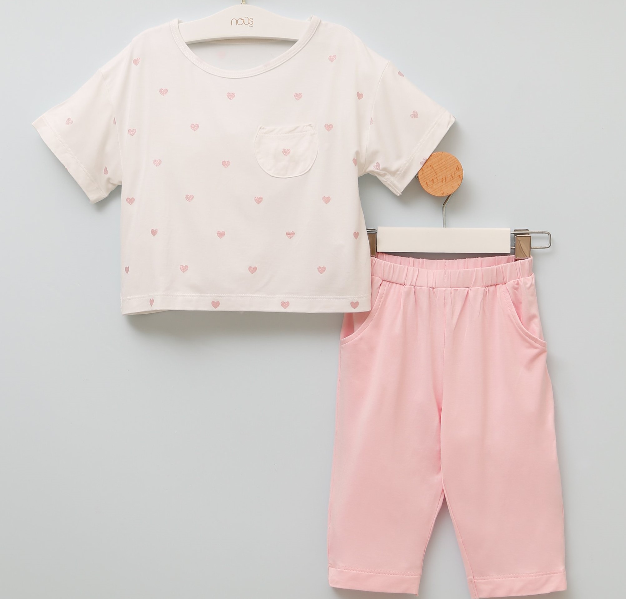 Bộ cộc tay nous kid bé gái n10 • 3y 4y 5y 6y • choding home