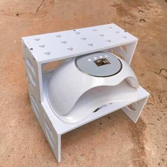 Kệ để chân làm nails không ngăn kéo