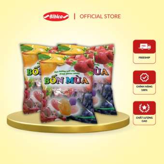 Combo 3 Kẹo Cứng Trái Cây Bốn Mùa Bibica 70g