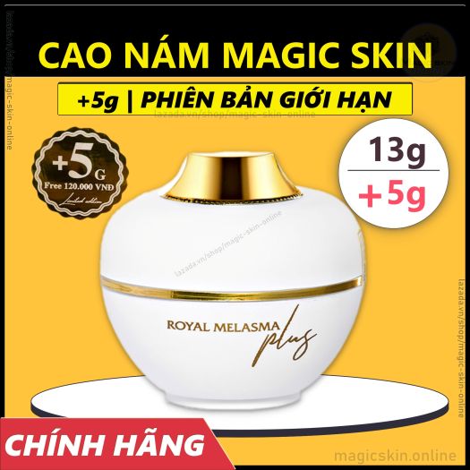 CAO NÁM MAGIC SKIN cao nám Royal Melasma Plus 👍  ngừa nám tàn nhang ✔ Size 13g