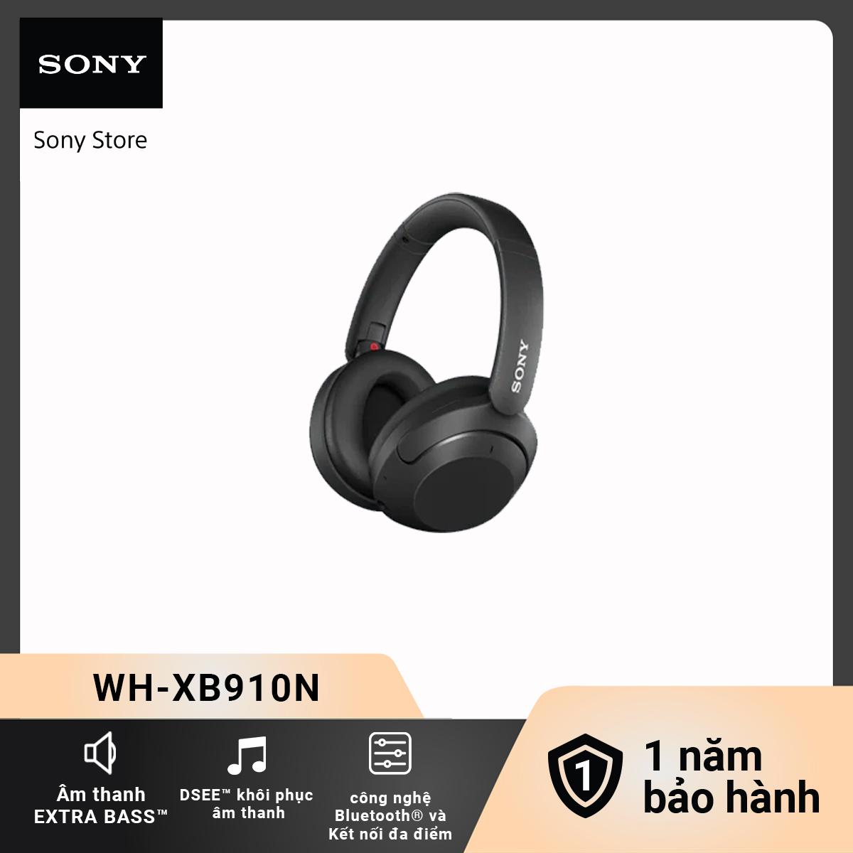 Tai nghe không dây sony wh-xb910n