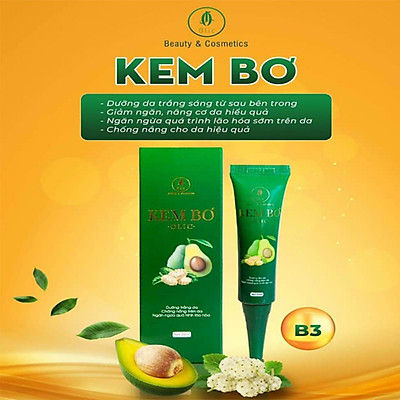 Kem bơ Olic dưỡng da và cấy trắng nano - 20ml