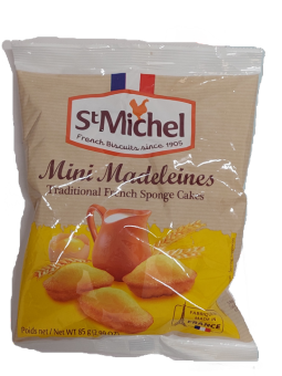 Bánh cake St Michel Mini Madeleines 85g; bánh rất thơm và ngon đã sản xuất tại nước Pháp