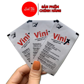3 tem ngậm Vinix 100mg | Cam Kết Hiệu Quả | Hàng chính hãng CL Pharm