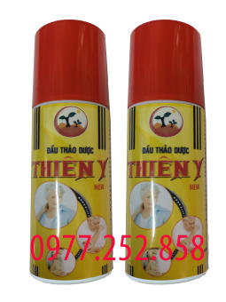 1 chai Dầu massage thảo dược thiên y