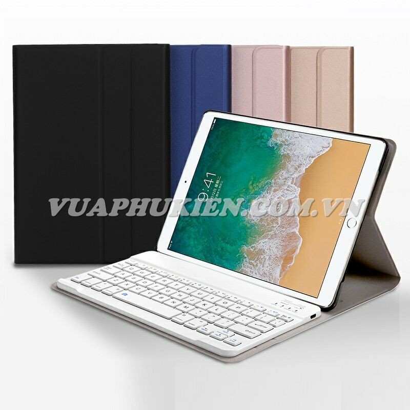 Bao da kèm bàn phím cho ipad 9.7 in , air 1 , air 2 , new ipad 2018 , gen 6 , gen 5 , ipad pro 9.7 kết nối bluetooth