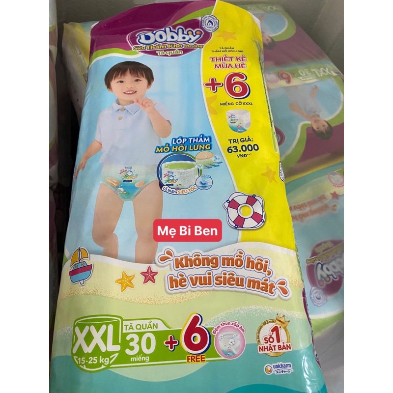 Tã quần bobby size xxl dành cho bé từ 15-25 kg