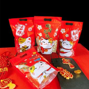 Túi Đựng Kẹo Mẫu Mèo Thần Tài (15x23.5cm)