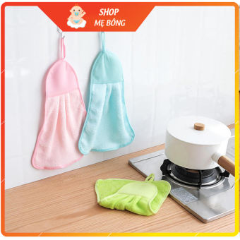 Khăn lau tay lông cừu họa tiết đáng yêu dành cho nhà bếp