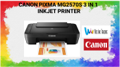 Canon Pixma MG2570S Inkjet Printer - Print, Scan, Copy