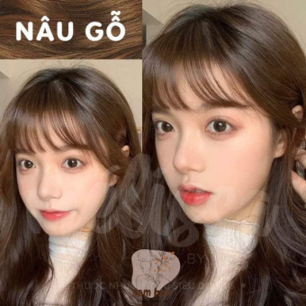 Thuốc Nhuộm Tóc Nâu Gỗ Nhuộm Tại Nhà ( tặng oxi+găng tay+hdsd)