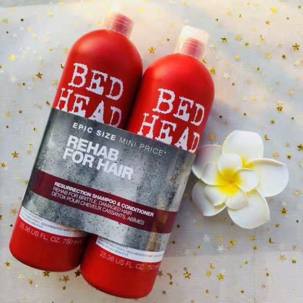 Cặp dầu gội tigi đỏ bed head phục hồi tóc hư tổn chuẩn salon
