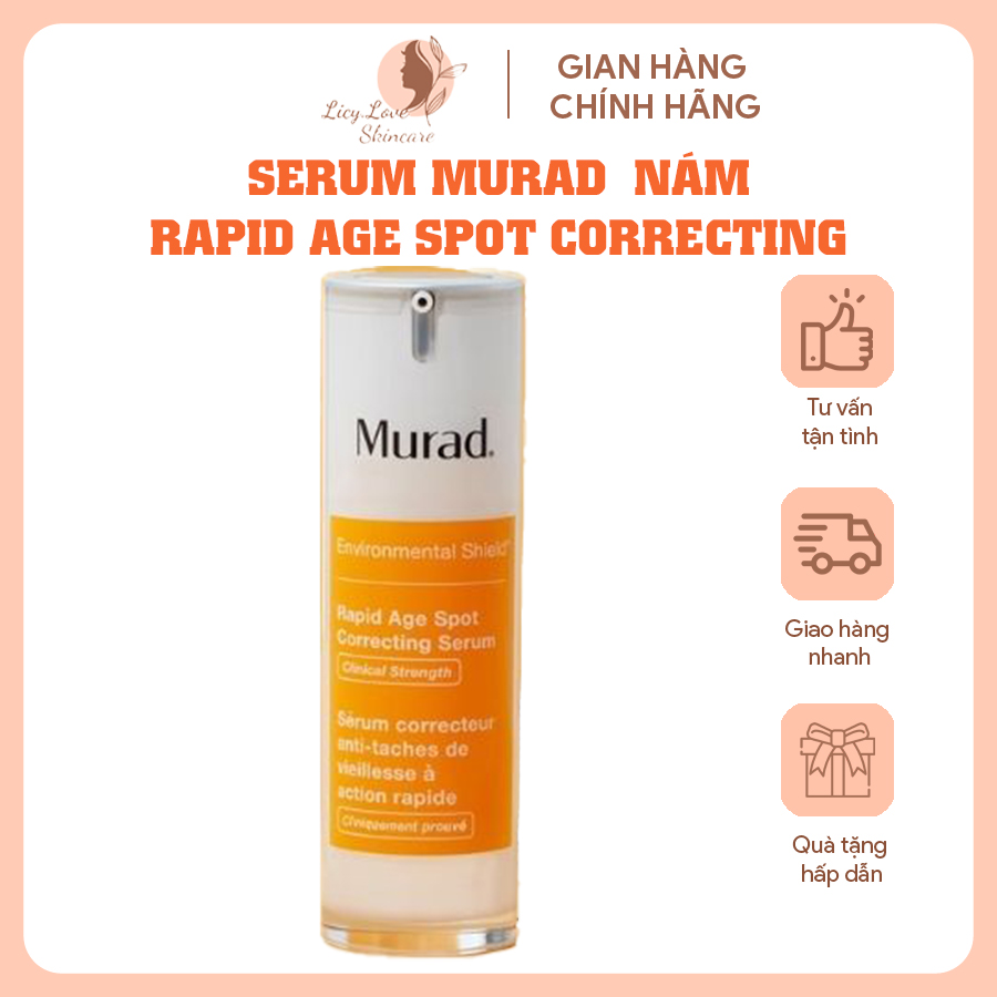 Serum Murad Nám Rapid Age Spot Correcting LICY LOVE SKINCARE Đem Dến Làn Da Tươi Sáng Rạng Rỡ Tăng Cường Quá Trình Thay Đổi Tế Bào 5ml