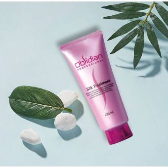 Kem hấp ủ tóc, hấp dầu lạnh Obsidian siêu mượt Silk Treatment Hàn Quốc 220ml