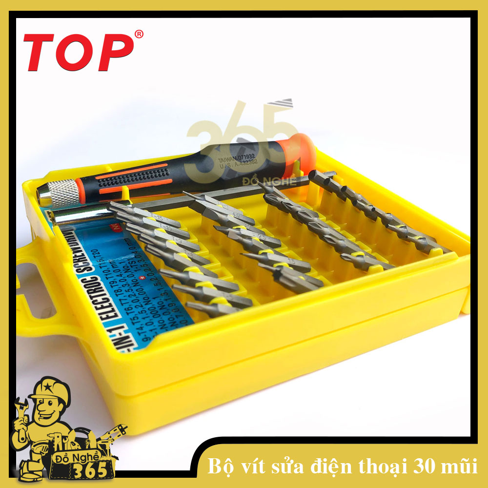 Bộ tua vít sửa Điện Thoại 30 mũi TOP