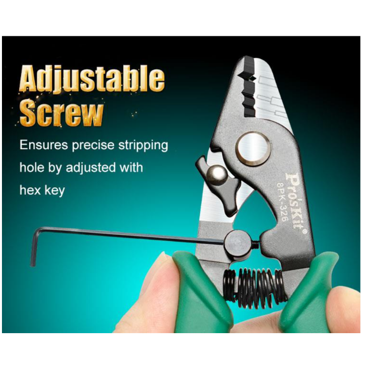 Pro'sKit 8PK-326 Fiber Optic Stripper | Lazada Singapore