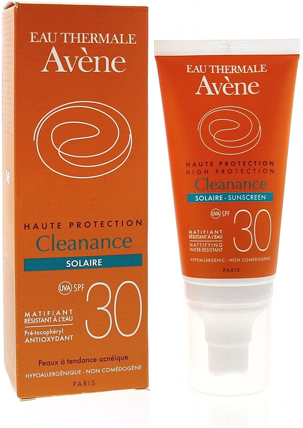 Kem chống nắng avene dry touch fluide spf50+ 50ml / avene mattifying cleanance spf50+ 50ml