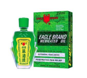 Dầu gió xanh Con Ó của Mỹ Eagle Brand Medicated Oil
