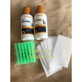 Thuốc uốn lạnh CHÍNH HÃNG Lavox nano 100ml, dùng cá nhân, cặp 2 chai (ab)uốn lạnh siêu dưỡng tặng giấy uốn + xương uốn