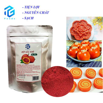 Bột gấc khô nguyên chất 100g, tạo màu tự nhiên cho xôi, bánh, mứt, sốt vang