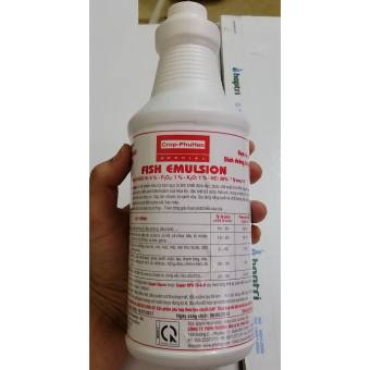 Phân đạm cá Fish Emulsion 1lit USA_Phân bón hữu cơ Đạm Cá Cô Đặc Humate humic Mỹ