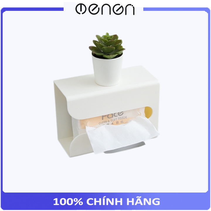Hộp Đựng Giấy Ăn Bằng Nhựa Giá Để Đồ Nhà Bếp Kệ Dán Tường Giá Giấy Vệ Sinh