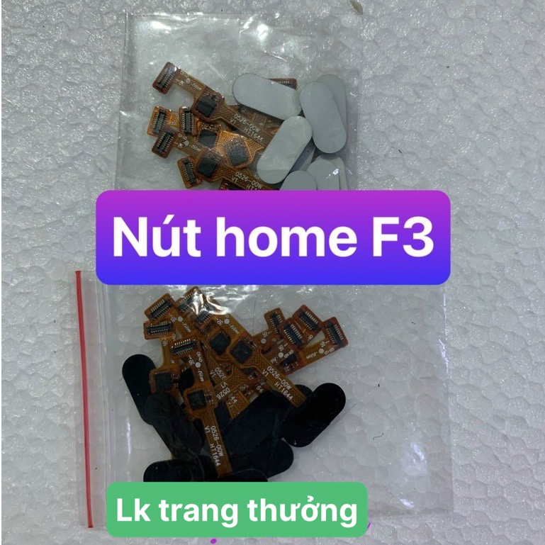 Nút cảm biến vân tay oppo f3 / f3 plus chung nhau zin hãng