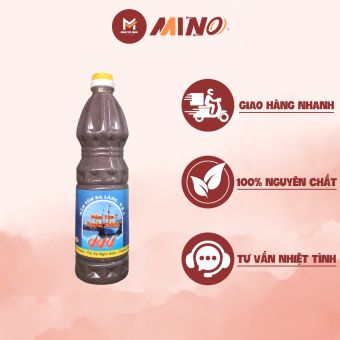 Mắm tôm Ba Làng MINO chai 1kg đặc sản Ba Làng thanh hoá