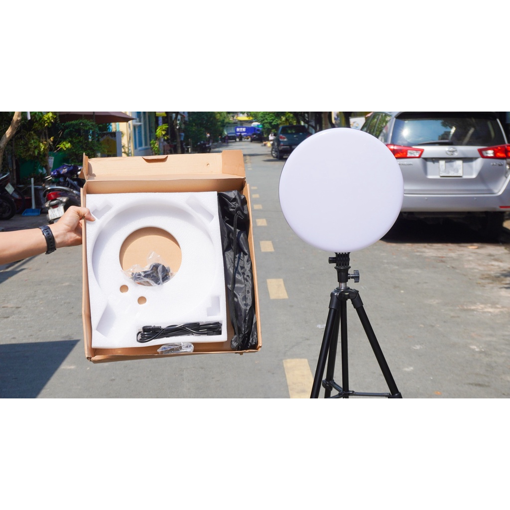 [HCM] Đèn Studio D12 36cm - Đèn Led Chiếu Sáng Studio, Chụp Ảnh Sản Phẩm, Quay Phim,Spa,Livestream Chuyên Nghiệp – Photography Light Chân Cao 1.5m-Độ Sáng Đến 60000k -Tích Hợp Cổng Usb Sạc Điện Thoại,Bảo hành 12 tháng