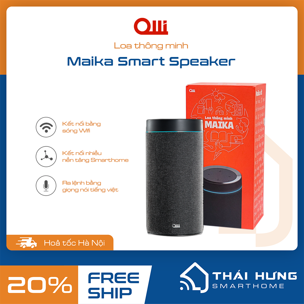 Loa Thông Minh Maika - Trợ lý điều khiển giọng nói Tiếng Việt, Tương thích Smart Home Tuya / Smart Life...