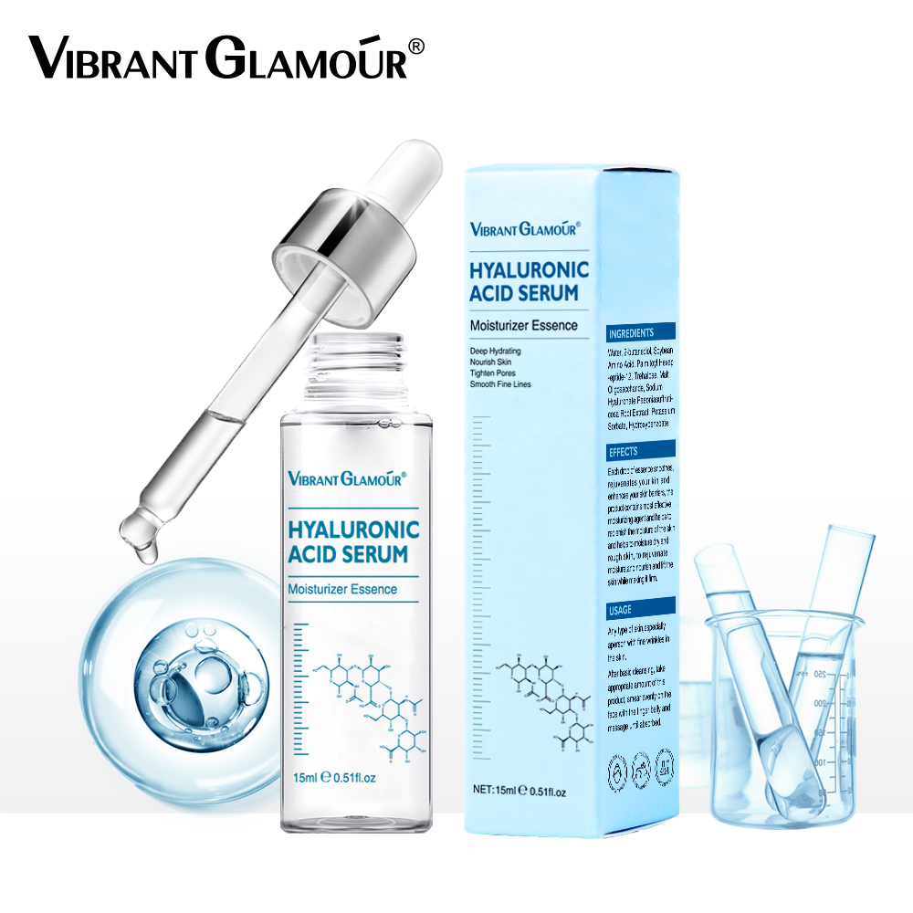VIBRANT GLAMOUR Tinh chất dưỡng ẩm làm trắng da mặt Hyaluronic Acid Serum