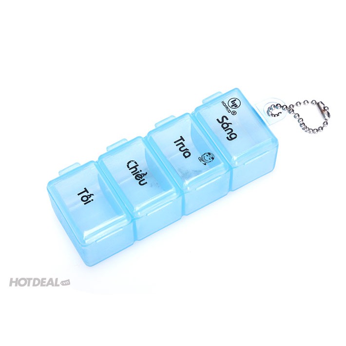 [HCM]hộp chia thuốc 4 ngăn tiện dụng