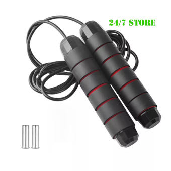 Dây nhảy, dây nhảy thể dục, dây nhảy thể lực, dây nhảy lõi thép, dây nhảy thể dục lõi thép có tạ có tay cầm bọc xốp êm tay, dây lõi thép chắc chắn giúp tập luyện giảm cân tại nhà