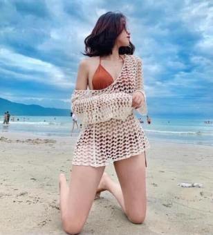 Áo Khoác Kimono Cao Cấp, Áo Khoác Lưới Đi Biển Đẹp