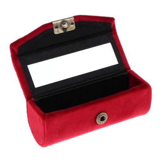 Hộp Đựng Son Môi CUTICATE Velveteen-Túi Tổ Chức Cho Ví-Khay Đựng Son-Bộ Lưu Trữ Mỹ Phẩm Mềm Bền Với Gương