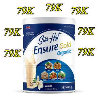 HỘP 400Gr Sữa Hạt ENSURE GOLD ORGANIC dinh dưỡng người ăn kiêng ăn chay tiểu đường