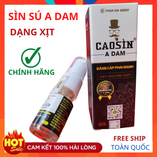 Sìn Sú Adam 5ml chính hãng kéo dài thời gian QH 30-60p