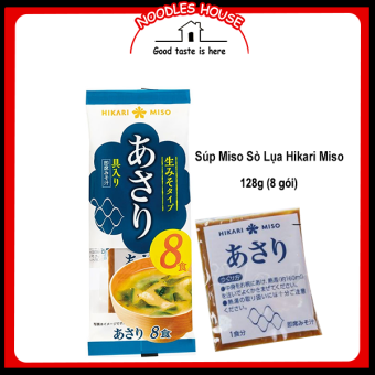 Súp Miso Sò Lụa Ăn Liền Hikari Miso 128g (8 gói)