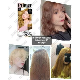 Thuốc nhuộm tóc dạng bọt Hello Bubble BLACKPINK PRIMER NÂNG TONE
