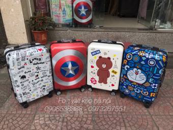 Vali nhựa họa tiết thời trang mẫu mới cực hot !!!