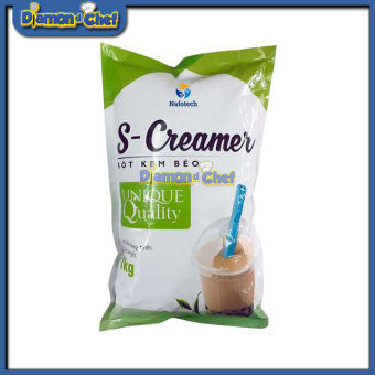 BỘT KEM BÉO S-Creamer pha trà sữa 1Kg