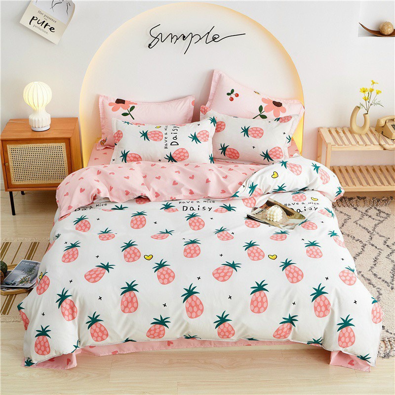 Bộ 5 món vỏ chăn ga gối coton poly mùa đông cao cấp - 11