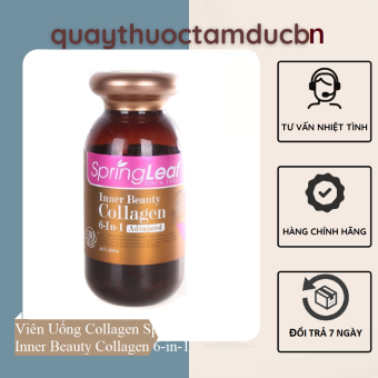 Viên Uống Collagen SpringLeaf Inner Beauty Collagen 6-in-1 Giảm Lão Hóa Giúp Sáng Da Lọ 180 Viên