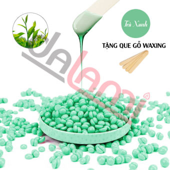 SÁP WAX TẨY LÔNG NÓNG CAO CẤP LADAMI - Da Láng Mịn, Lành Tính, An Toàn, Không Đau - 100G - Tặng kèm 2 que gỗ wax lông chuyên nghiệp - wax tẩy lông nách, wax lông vùng kín, bikini, tẩy lông chân, wax lông tại nhà - Có che tên sản phẩm
