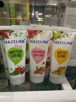 Sữa Rửa Mặt Hazeline Kiwi Nghệ, MatCha ,Lựu Đỏ 50g