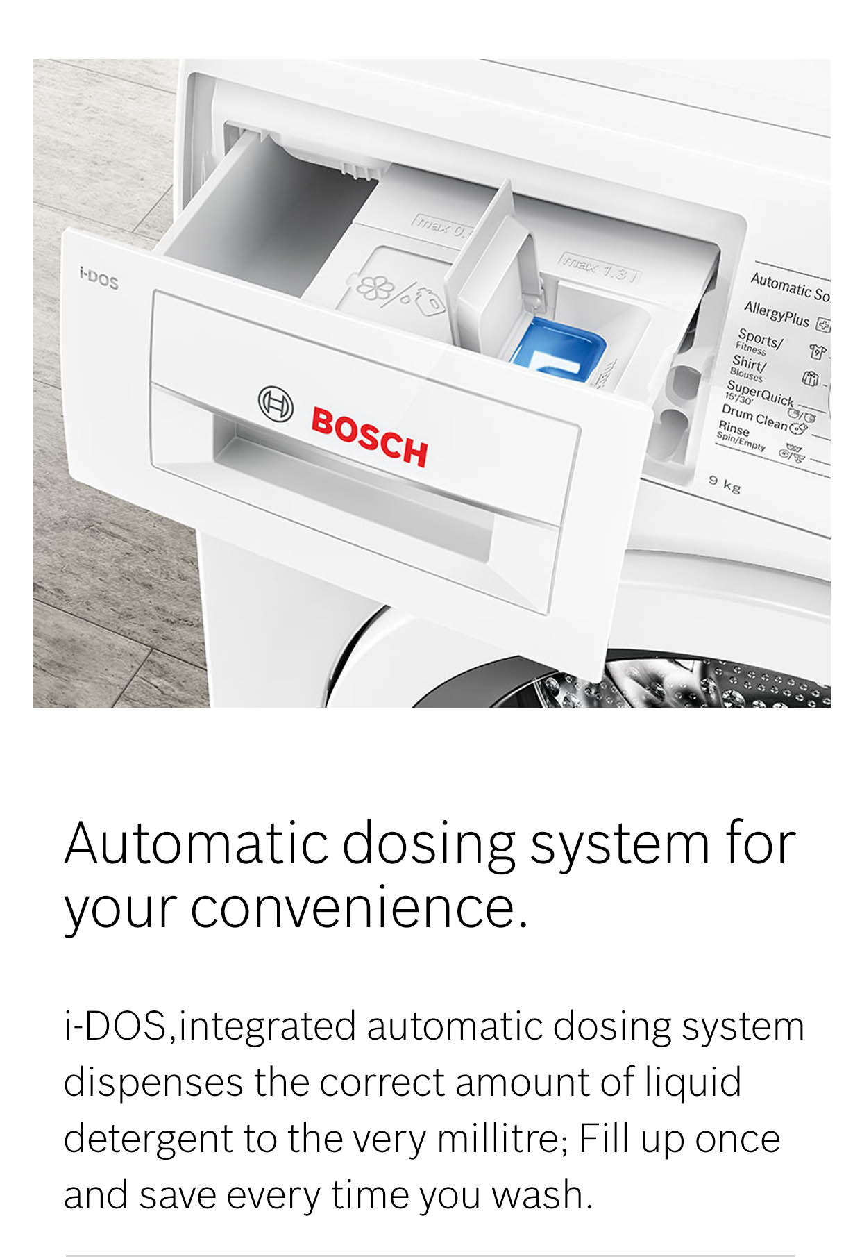 Bosch Wgg254A0Sg 10Kg Front Loader Xl Washer White With Ecosilence  Activewater Varioperfect Washing Machine Plc | Lazada Singapore